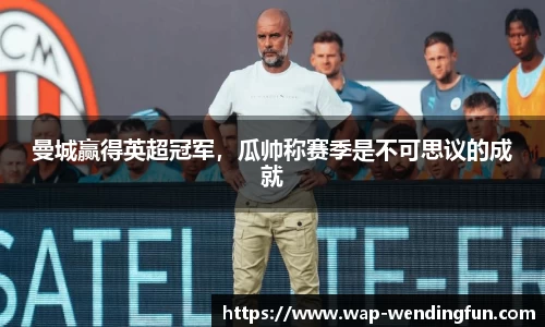 曼城赢得英超冠军，瓜帅称赛季是不可思议的成就