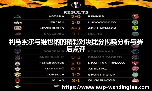 利马索尔与维也纳的精彩对决比分揭晓分析与赛后点评