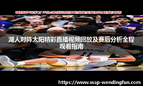 湖人对阵太阳精彩直播视频回放及赛后分析全程观看指南